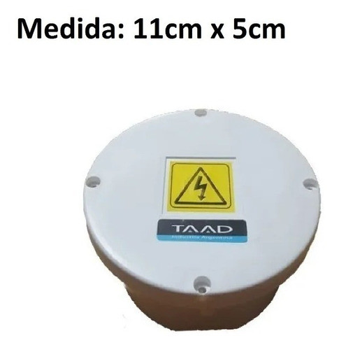 Caja Estanca Pase Plastica Pvc Redonda 110x50mm Taad 1