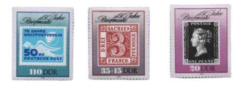 Sellos Nº 2933 Al 2935 De Alemania Democrática Ddr 0