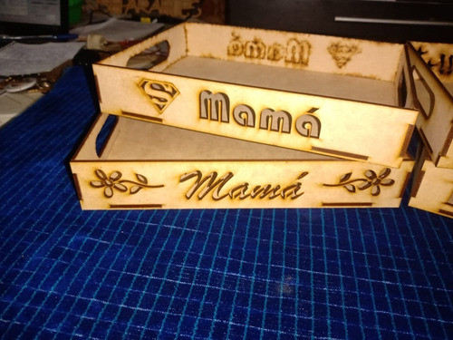 20 Bandeja Día De La Madre 25 X 17 Cm Fibrofacil 1