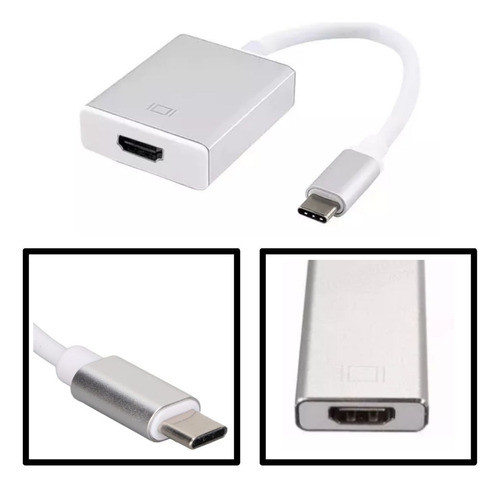Cable Usb 3.1 Tipo C A Hdmi Adaptador Convertidor 9657a 0