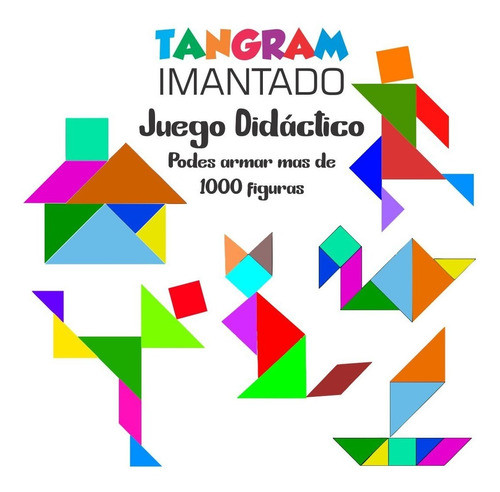 Tangram Juego Didáctico Para Toda La Familia Regalo Souvenir 1