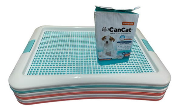 Kit Porta Paños Sanitarios + Paños Can Cat X20 Unidades 0