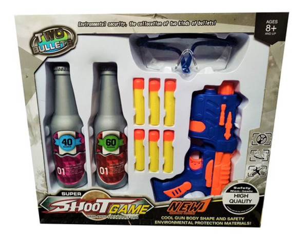 Arminha Brinquedo Lança Dardo Pistola Com Alvo Shoot Game 0