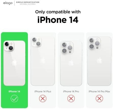 Capa Preta Elago Para iPhone 14 À Prova De Choque 1