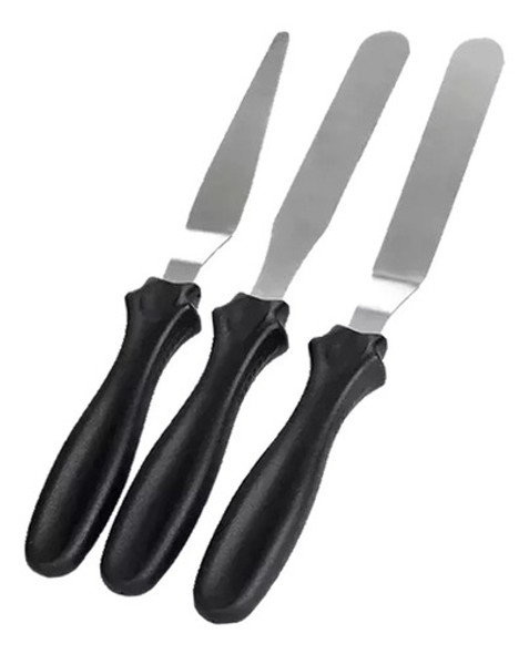 Kit Pastelería Set X3 Espátulas + Molde Cactus De Silicona 1