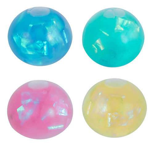 Pocket Money Bola 07cm Squishy Confeti Celeste 1