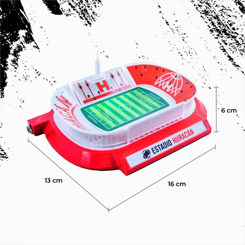Replica Estadio Huracan Led Palacio Ducó 3d Licencia Oficial 1