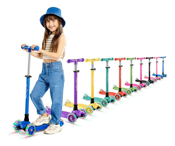Scooter Para Niños Niños Y Niños Pequeños Patinete De 3 Rued 0