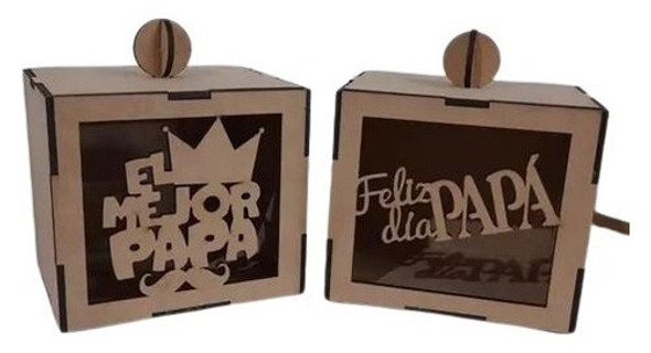 Caja De Fibrofacil Para Taza Día Del Padre 0