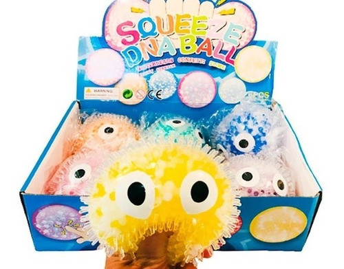 Squeeze Dna Ball Pelota Squishy Ojitos Surtida 0