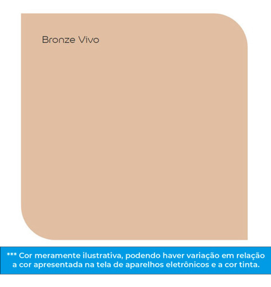 Tinta Coral Semibrilho Decora Diamante  - Bronze Vivo 800 Ml 1 Tinta Coral Semibrilho Decora Diamante  - Bronze Vivo 800 Ml 1