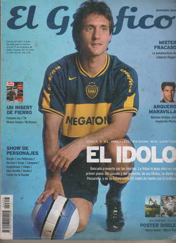 Revista El Grafico - Boca - Guillermo El Idolo - No 4357 0