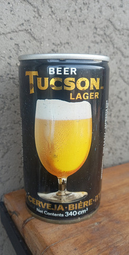 Antigua Lata Vacia Cerveza Tucson 340 Cm3 De Chapa 0