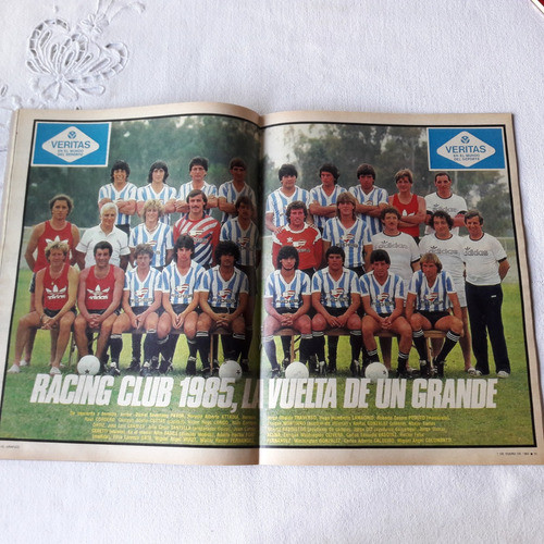 Poster Racing Club 1985 La Vuelta De Un Grande Grafico 3457 0