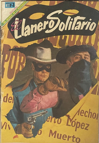 El Llanero Solitario 195 ,pacto Indio 1969 , Novaro, An5 0