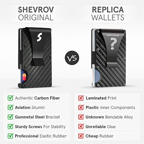 Shevrov Sv Carteras De Fibra De Carbono Rfid Para 1