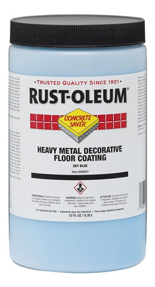 Poliuretano Heavy Metal Pisos Aditivo Azul Rust Oleum 0