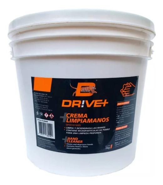 Crema Pasta Limpiamanos Drive+ 5 Kg Microparticulas Pomez 0