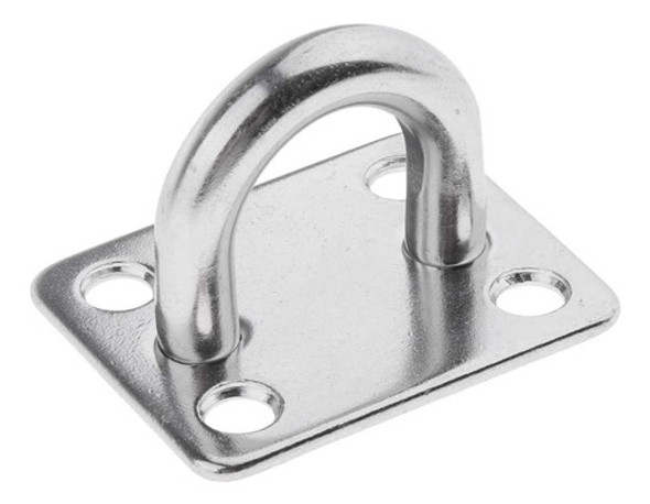 Gancho De Parede Teto Em Aço Inox Placa De Olhal 5 Mm Lancha 0