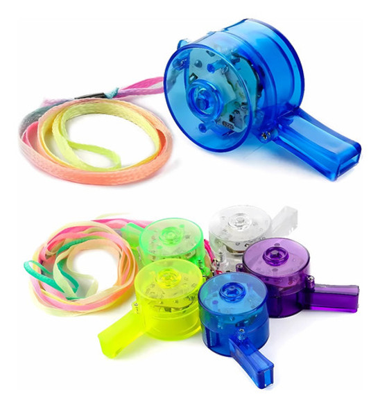 Silbatos 36 Chifle Cotillon Luces Led Evento Fiesta Carnaval 0