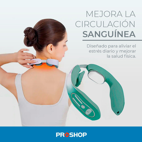 Masajeador Cuello Calor Infrarrojo Cervical Portatil Masaje! 1