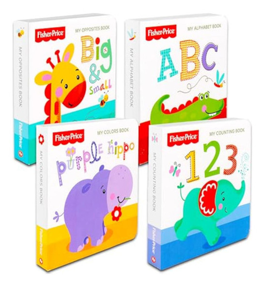 Mis Primeros Libros De Fisher Price, Juego De 4 0