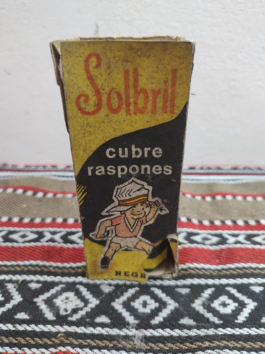 Antigua Botella Llena En Su Caja Limpia Zapatos 0