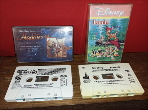 Cassettes De Música De Películas De Disney 1