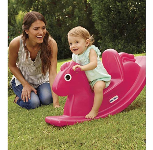 Little Tikes Caballo Balancín, Color Magenta. 1