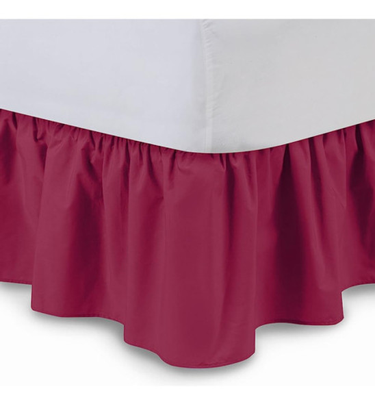 Falda De Cama Con Volantes (completa, Frambuesa) Falda De Ca 0 Falda De Cama Con Volantes (completa, Frambuesa) Falda De Ca 0