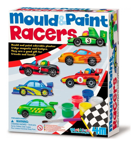 Kit De Moldear Y Pintar Autos Magnéticos 4m Cadaqués Kids 0