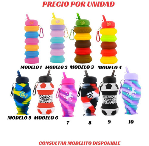 Botella Footy De Silicona Flexible Ct Mmk Batik Pmc 1