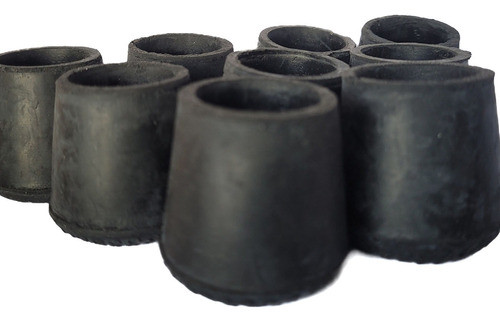 Regatón Goma Exterior, Para Caño 25mm (1 Pulgada) X8u 1