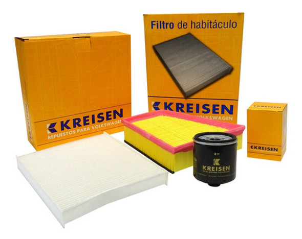 Kit De Filtros Aire Aceite Y Habitaculo Para Voyage 0
