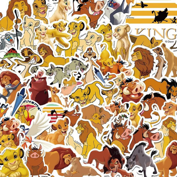 Pack 20 Calcomanías Sticker Vinilo Termo Rey León Disney Usa 1