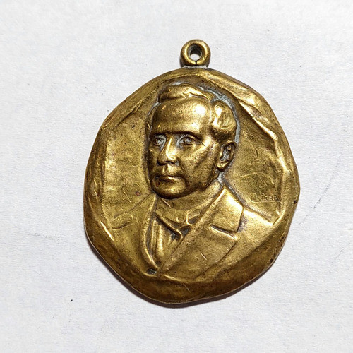 Medalla Centenario De José Marmol Año 1917 Bronce - 947 0