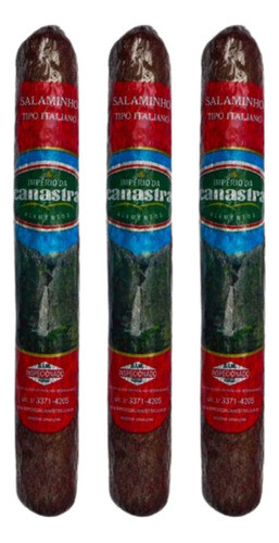 Kit 3 Salames Italiano Defumado Puro Império Da Canastra 0