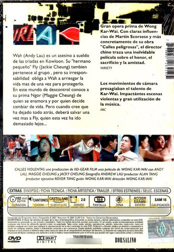 Calles Violentas - Dvd Nuevo Original Cerrado - Mcbmi 1