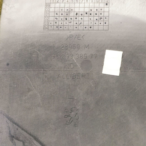 Forro Lateral Traseiro Esquerdo Peugeot 206 1.4 2005 102074 1