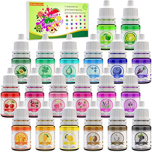 Colorante Liquido Concentrado Para Jabones- Sales 20 Colores 0