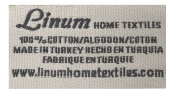 Linum Home Textiles Herringbone 100% Toallas De Mano De Algo 1