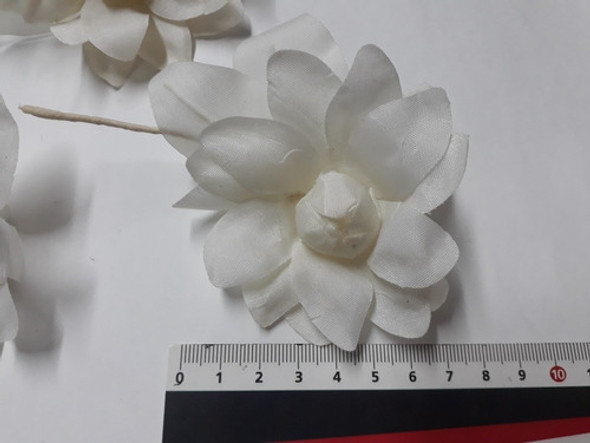 Flores De Tela Artificial Tocados Apliques Novias Ramos X3 1