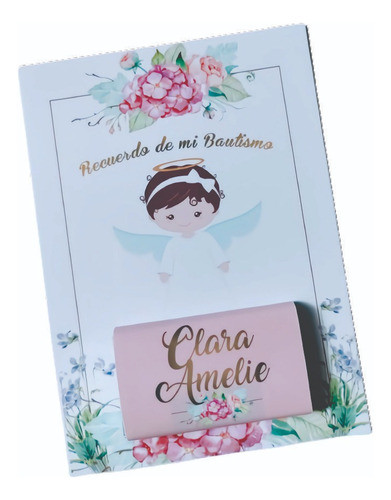 12 Chocolatínes Personalizados Con Tarjeta - Souvenirs 1