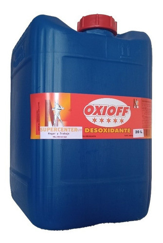 Desoxidante Oxioff Para Hierro Metal 20 Litros Lts 0