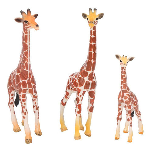 Modelos De Vida Selvagem, Girafas, Família, Estatuetas De An 1