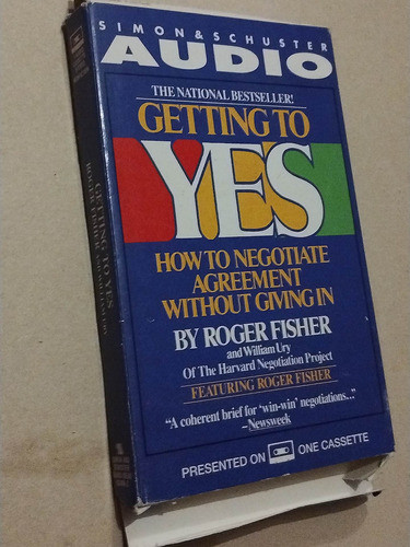 Cassette Audio Ingles  Getting To Yes Roger Fisher. Usa. 0