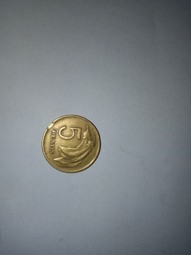 Antiguas 9 Monedas De Uruguay De 5 Pesos Año 1968 0