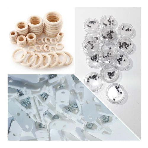 Combo Sonajero Argolla 55mm Cajita Sonajero Cocodril X15 C/u 1