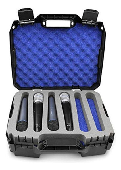 Casematix Sistema De Micrófono Inalámbrico Estuche Rígido Pa 0