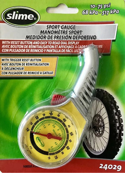 Medidor De Aire Presion Neumatico Para Auto Moto 10-75 Psi 0